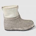 Marken-Boots grau-gold