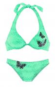 Marken-Bügel-Bikini grün Gr. 34 B
