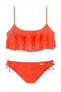 Marken-Bustier-Bikini lobster C/D