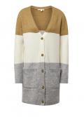 Marken-Cardigan camel-offwhite