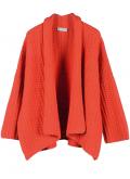 Marken-Cardigan orange