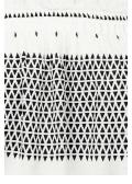 Marken-Carmenbluse weiß-schwarz