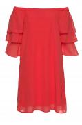 Marken-Carmenkleid REEM rot