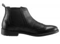 Marken-Chelsea-Boots schwarz