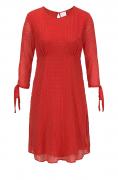 Marken-Chiffonkleid rot