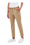 Marken-Chinohose beige