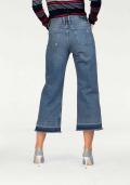 Marken-Culottejeans blau