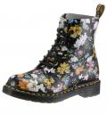 Marken-Damen-Boots schwarz-bunt