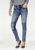 Marken-Damen-Jeans blau-used 30 inch