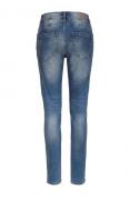 Marken-Damen-Jeans blau-used