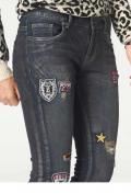 Marken-Damen-Jeans dunkelblau 34 inch