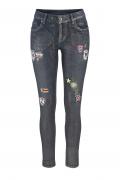 Marken-Damen-Jeans dunkelblau 34 inch