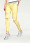 Marken-Damen-Jeans gelb