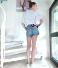 Marken-Damen-Jeansshorts 501*Original hellblau Gr. 27