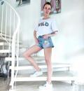 Marken-Damen-Jeansshorts 501*Original hellblau Gr. 27