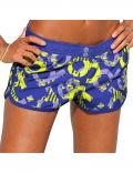 Marken-Damen-Shorts blau-limette