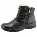 Marken-Damen-Stiefelette schwarz