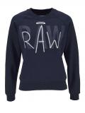 Marken-Damen-Sweatshirt dunkelblau