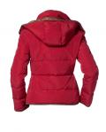 Marken-Daunen-Steppjacke rot