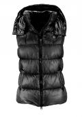 Marken-Daunenjacke schwarz