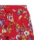 Marken-Druckshorts rot-bunt