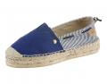 Marken-Espadrilles navy-gestreift Gr. 37