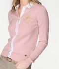 Marken-Feinstrickjacke rosa