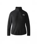 Marken-Fleece-Pullover schwarz