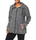 Marken-Fleecejacke anthrazit