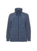Marken-Fleecejacke jeansblau