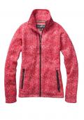 Marken-Fleecejacke rot-melange