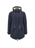 Marken-Funktions-Outdoorparka dunkelblau