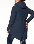 Marken-Funktions-Outdoorparka dunkelblau