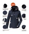 Marken-Funktionsjacke »KOS 133 WMN JCKT« marine