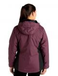 Marken-Funktionsjacke bordeaux-schwarz