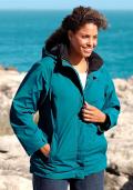 Marken-Funktionsjacke petrol