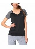 Marken-Funktionsshirt schwarz-grau
