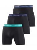 Marken-Herren-Boxer-3-er schwarz-blau Gr. S