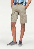 Marken-Herren-Cargoshorts camel