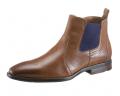 Marken-Herren-Chelsea-Boots braun-used