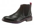 Marken-Herren-Chelsea-Boots schwarz