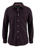 Marken-Herren-Hemd schwarz-pink