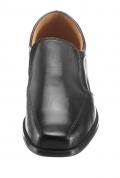 Marken-Herren-Leder-Slipper schwarz