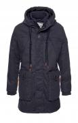 Marken-Herren-Parka dunkelblau