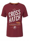 Marken-Herren-Shirt bordeaux