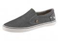 Marken-Herren-Slip-On-Sneaker grau