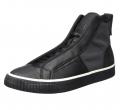 Marken-Herren-Sneaker schwarz Gr. 44