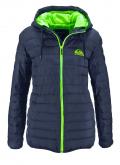 Marken-Herren-Steppjacke marine-grün