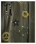 Marken-Jacke khaki