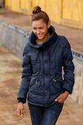 Marken-Jacke marine